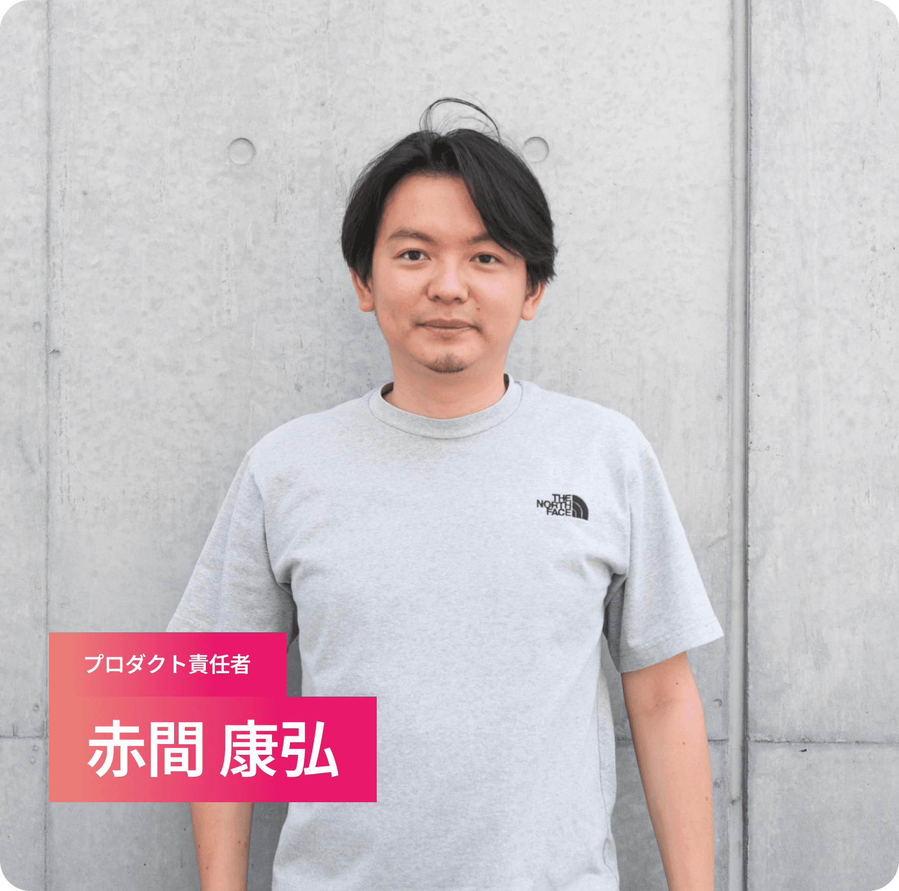 プロダクト責任者 ⾚間 康弘
